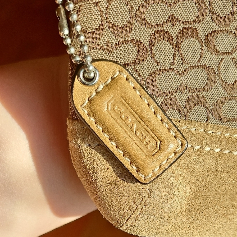 Coach Tan Signature Wristlet - Picture 2 of 4